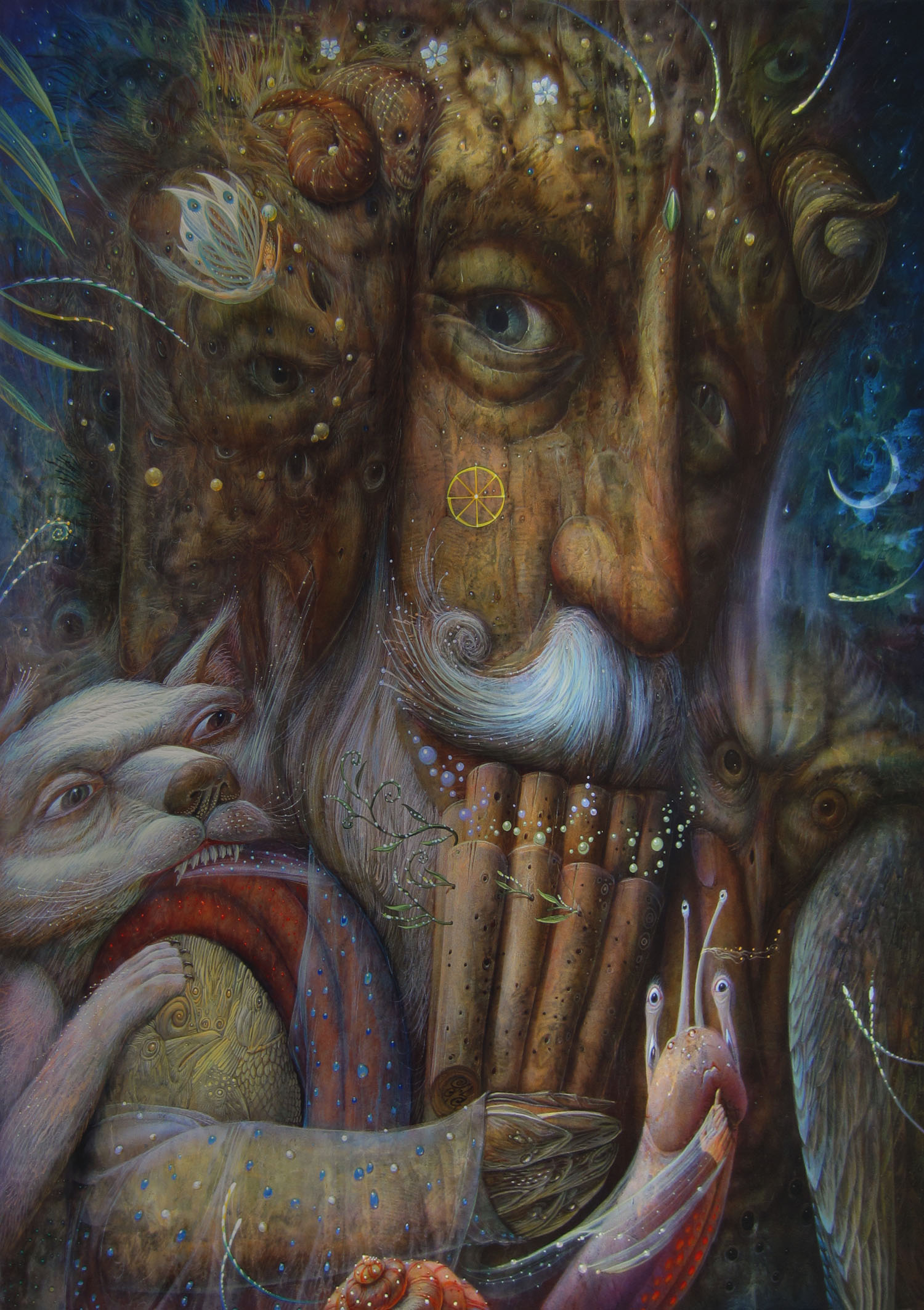 Flute Man by Rinat Baibekov