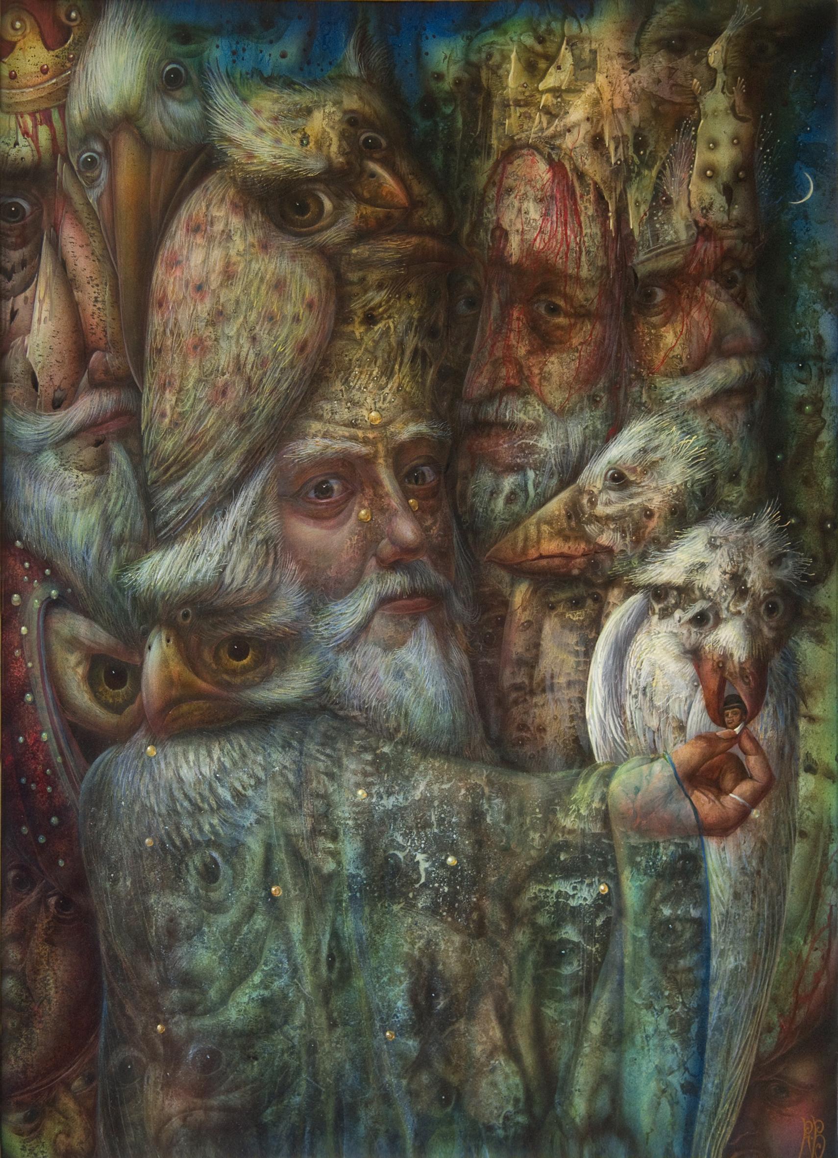 Storyteller with Kings by Rinat Baibekov